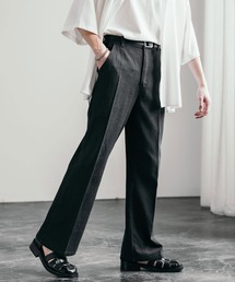 Rocky Monroe | ワイドシルエットセンタープレスフレアデニムパンツ(デニムパンツ)