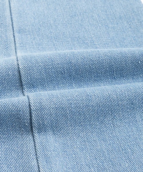 Rocky Monroe（ロッキーモンロー）の「ワイドシルエットセンタープレスフレアデニムパンツ（デニムパンツ・メンズ・インディゴブルー/ブルー/グレー/ブラック/ライトブラック・M/L/XL）」の15枚目の写真