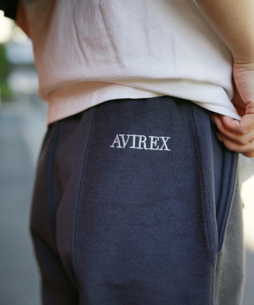 AVIREX(アヴィレックス)の「《WEB&DEPOT限定》SWITCHING SWEAT PANTS/ スウィッチング スウェットパンツ(スウェットパンツ・レディース・チャコールグレー/ブルー・FREE)」の17枚目の写真