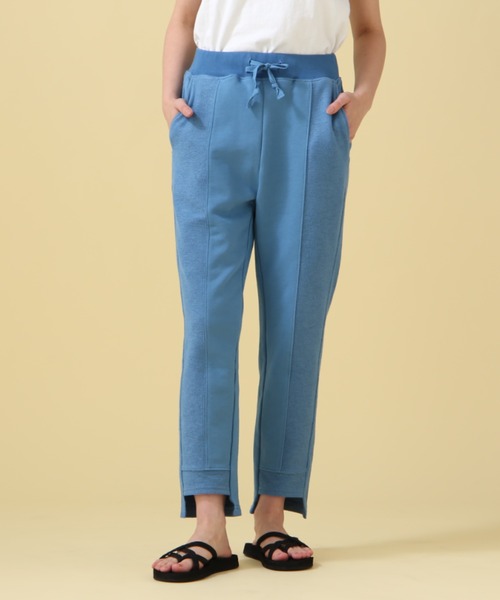 AVIREX(アヴィレックス)の「《WEB&DEPOT限定》SWITCHING SWEAT PANTS/ スウィッチング スウェットパンツ(スウェットパンツ・レディース・チャコールグレー/ブルー・FREE)」の4枚目の写真