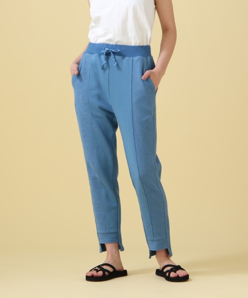 AVIREX(アヴィレックス)の「《WEB&DEPOT限定》SWITCHING SWEAT PANTS/ スウィッチング スウェットパンツ(スウェットパンツ・レディース・チャコールグレー/ブルー・FREE)」の5枚目の写真