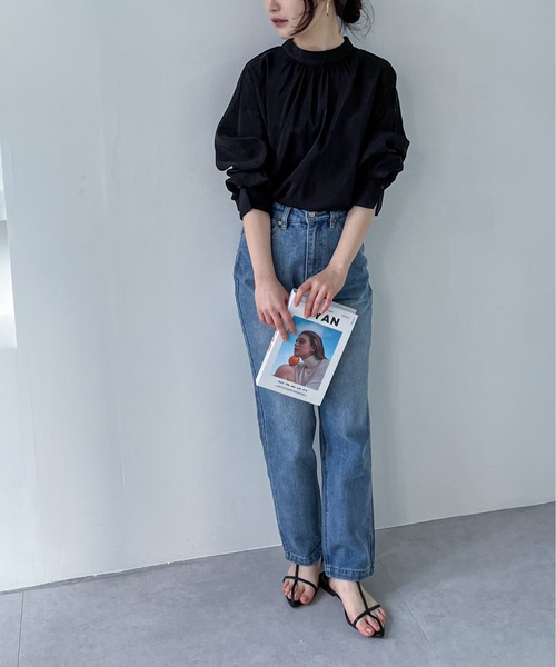 feepur(フェピュール)の「ボウタイブラウス(シャツ/ブラウス・レディース・ブラック/オフホワイト・MEDIUM)」の20枚目の写真