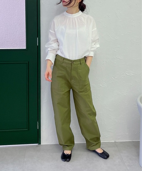 feepur(フェピュール)の「ボウタイブラウス(シャツ/ブラウス・レディース・ブラック/オフホワイト・MEDIUM)」の6枚目の写真