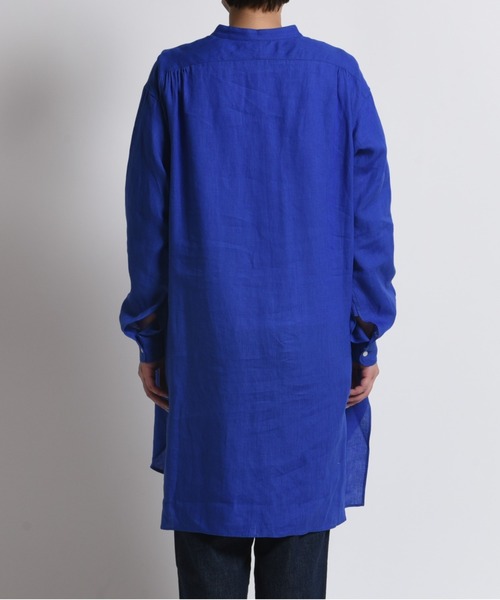 ORCIVAL(オーシバル)の「ORCIVAL/オーシバル バンドカラーシャツ BAND COLLAR SHIRT RC-3794 YLF(シャツワンピース・レディース・ターコイズブルー/ブルー・1)」の13枚目の写真