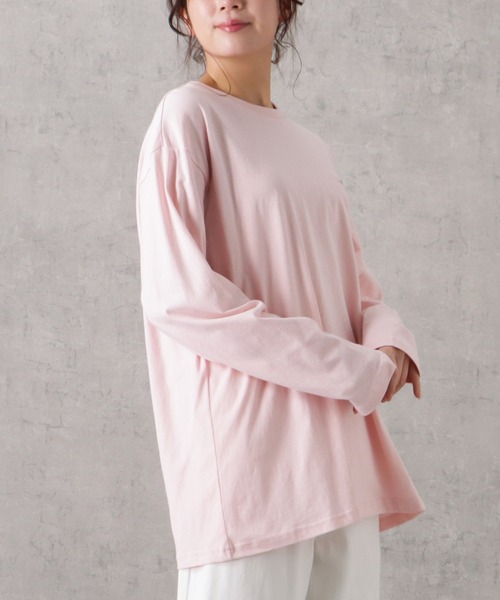 CONVERSE(コンバース)の「CONVERSE コンバース プリントロングスリーブTシャツ(Tシャツ/カットソー・レディース・ブルー/チャコール/グレー/ピンク/イエロー/ホワイト・M/L)」の16枚目の写真