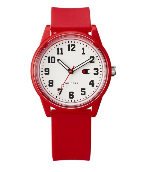Champion(チャンピオン)の「Champion ソーラーウォッチ(アナログ腕時計・メンズ・グリーン/ブラウン/ベージュ/ブラック系その他/ブラック/レッド・M)」の1枚目の写真
