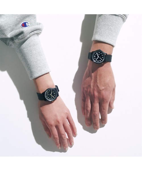 Champion(チャンピオン)の「Champion ソーラーウォッチ(アナログ腕時計・メンズ・グリーン/ブラウン/ベージュ/ブラック系その他/ブラック/レッド・M)」の7枚目の写真