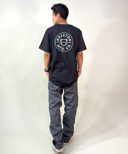 BRIXTON(ブリクストン)の「BRIXTON/ブリクストン オーバーサイズ バックプリントTシャツ/半袖Tシャツ 16493(Tシャツ/カットソー・メンズ・ホワイト/グリーン/ブラック・L/XL/M)」の12枚目の写真