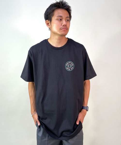 BRIXTON(ブリクストン)の「BRIXTON/ブリクストン オーバーサイズ バックプリントTシャツ/半袖Tシャツ 16493(Tシャツ/カットソー・メンズ・ホワイト/グリーン/ブラック・L/XL/M)」の16枚目の写真