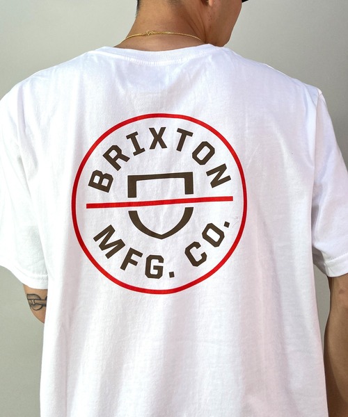 BRIXTON(ブリクストン)の「BRIXTON/ブリクストン オーバーサイズ バックプリントTシャツ/半袖Tシャツ 16493(Tシャツ/カットソー・メンズ・ホワイト/グリーン/ブラック・L/XL/M)」の19枚目の写真