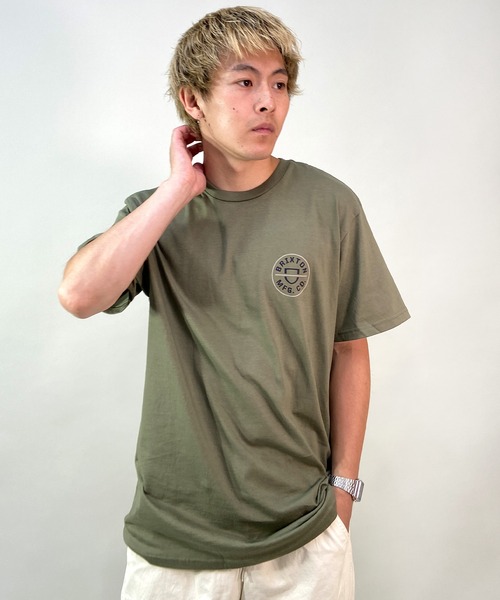 BRIXTON(ブリクストン)の「BRIXTON/ブリクストン オーバーサイズ バックプリントTシャツ/半袖Tシャツ 16493(Tシャツ/カットソー・メンズ・ホワイト/グリーン/ブラック・L/XL/M)」の11枚目の写真