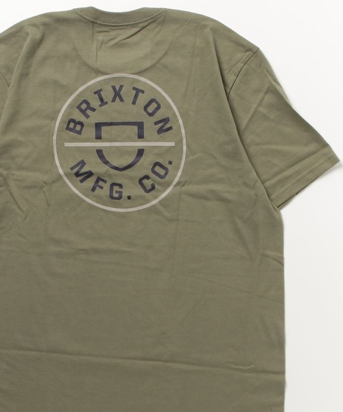 BRIXTON(ブリクストン)の「BRIXTON/ブリクストン オーバーサイズ バックプリントTシャツ/半袖Tシャツ 16493(Tシャツ/カットソー・メンズ・ホワイト/グリーン/ブラック・L/XL/M)」の4枚目の写真