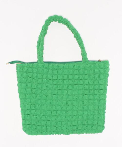 KOBE LETTUCE（コウベレタス）の「ぽこぽこトートバッグ（トートバッグ・レディース・ホワイト/ピンク/グリーン・FREE）」の12枚目の写真