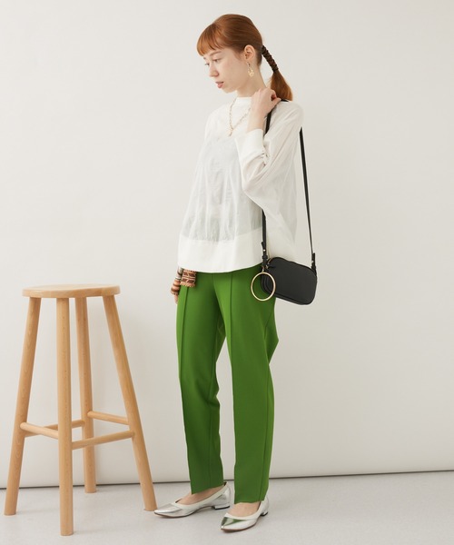 malla(マーラ)の「malla 短縮ドットプルオーバー(シャツ/ブラウス・レディース・ホワイト/ブルー・FREE)」の12枚目の写真