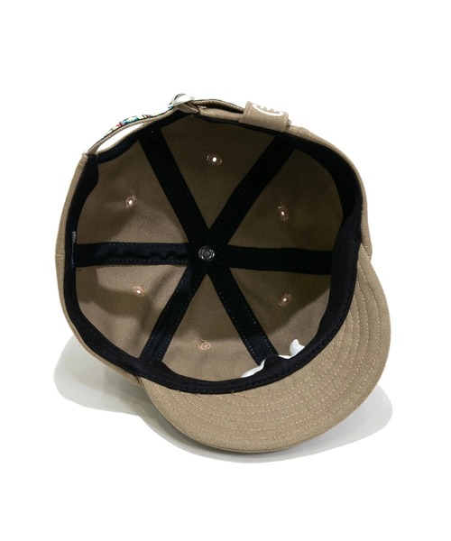 go slow caravan（ゴースローキャラバン）の「キャンバス刺繍 ショートブリムキャップ（キャップ・メンズ・サンドベージュ/ブルー系その他/カーキ/ブラック・FREE）」の8枚目の写真