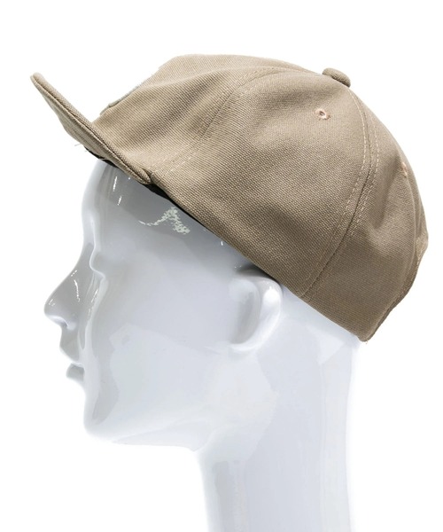 go slow caravan（ゴースローキャラバン）の「キャンバス刺繍 ショートブリムキャップ（キャップ・メンズ・サンドベージュ/ブルー系その他/カーキ/ブラック・FREE）」の9枚目の写真