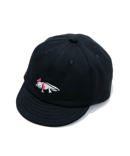 go slow caravan（ゴースローキャラバン）の「キャンバス刺繍 ショートブリムキャップ（キャップ・メンズ・サンドベージュ/ブルー系その他/カーキ/ブラック・FREE）」の18枚目の写真