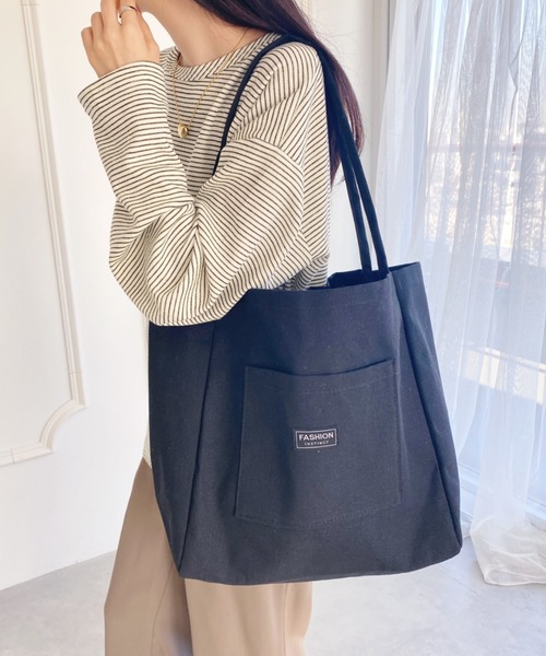 wears（ウェアーズ）の「【A4収納可能】無地キャンバストート