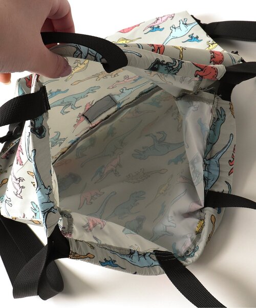 BREEZE（ブリーズ）の「福井県立恐竜博物館コラボ ナップサック（バックパック/リュック・キッズ・ブラック/ベージュ・FREE）」の16枚目の写真