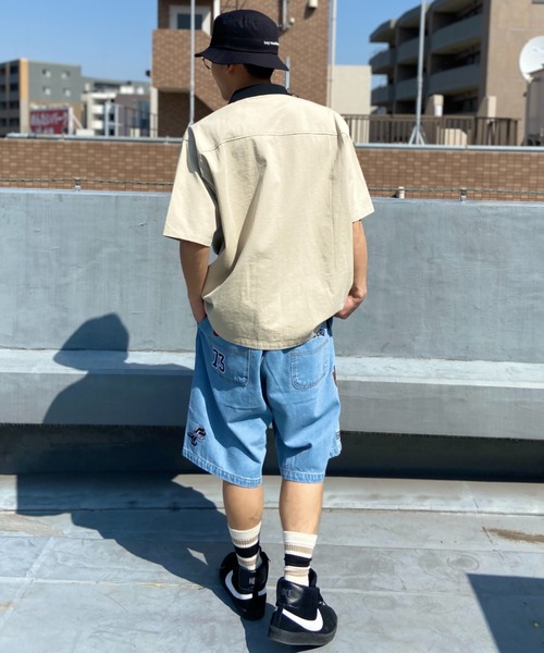 SANTA CRUZ（サンタクルーズ）の「【ムラサキスポーツ限定】SANTACRUZ/サンタクルーズ SC PATCHES WORK SHIRT シャツ 502231205（シャツ/ブラウス・メンズ・ブラック/ホワイト/ベージュ・M/L/XL）」の11枚目の写真