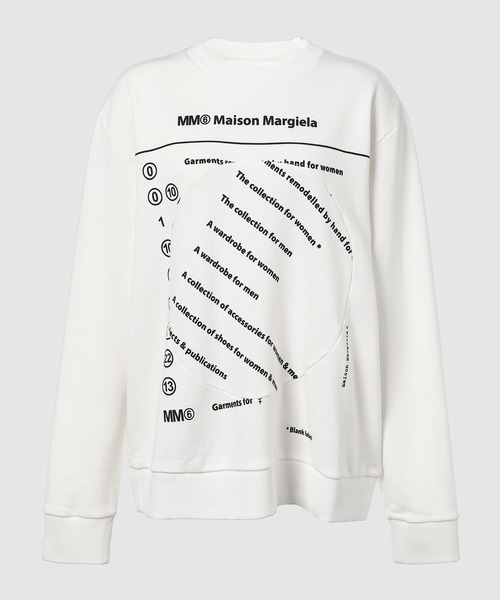 MM6 Maison Margiela（ｴﾑｴﾑｼｯｸｽ ﾒｿﾞﾝ ﾏﾙｼﾞｪﾗ）の「SWEATSHIRT（スウェット・レディース・ブラック/その他・S/M）」の2枚目の写真