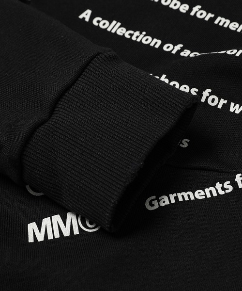 MM6 Maison Margiela（ｴﾑｴﾑｼｯｸｽ ﾒｿﾞﾝ ﾏﾙｼﾞｪﾗ）の「SWEATSHIRT（スウェット・レディース・ブラック/その他・S/M）」の5枚目の写真