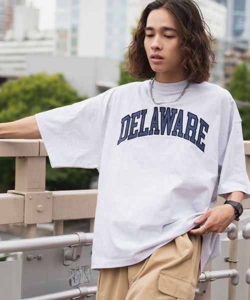 WEGO(ウィゴー)の「WEGO/【2点セット】アクセ付グラフィックT(Tシャツ/カットソー・メンズ・ダークグリーン/ブラック/ネイビー/ホワイト/グレー/ホワイト系その他・MEDIUM/LARGE)」の4枚目の写真