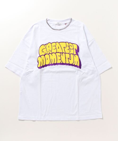 WEGO(ウィゴー)の「WEGO/【2点セット】アクセ付グラフィックT(Tシャツ/カットソー・メンズ・ダークグリーン/ブラック/ネイビー/ホワイト/グレー/ホワイト系その他・MEDIUM/LARGE)」の21枚目の写真