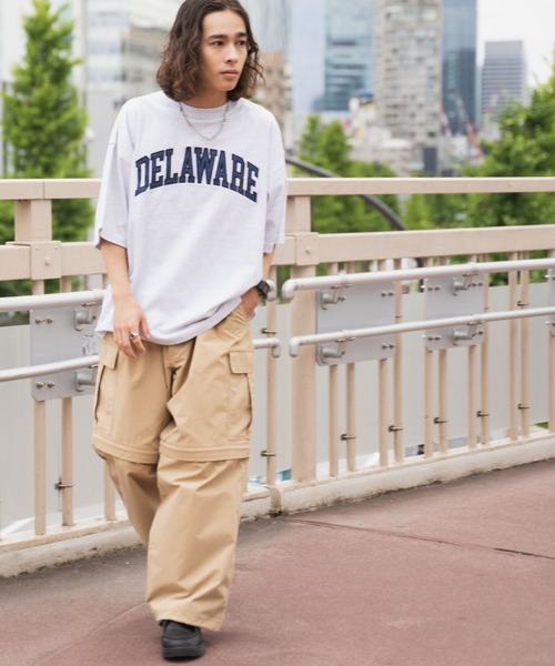 WEGO(ウィゴー)の「WEGO/【2点セット】アクセ付グラフィックT(Tシャツ/カットソー・メンズ・ダークグリーン/ブラック/ネイビー/ホワイト/グレー/ホワイト系その他・MEDIUM/LARGE)」の8枚目の写真