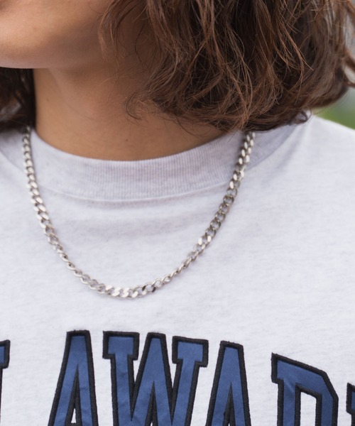WEGO(ウィゴー)の「WEGO/【2点セット】アクセ付グラフィックT(Tシャツ/カットソー・メンズ・ダークグリーン/ブラック/ネイビー/ホワイト/グレー/ホワイト系その他・MEDIUM/LARGE)」の9枚目の写真