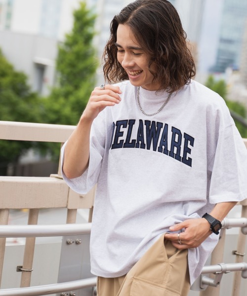 WEGO(ウィゴー)の「WEGO/【2点セット】アクセ付グラフィックT(Tシャツ/カットソー・メンズ・ダークグリーン/ブラック/ネイビー/ホワイト/グレー/ホワイト系その他・MEDIUM/LARGE)」の16枚目の写真