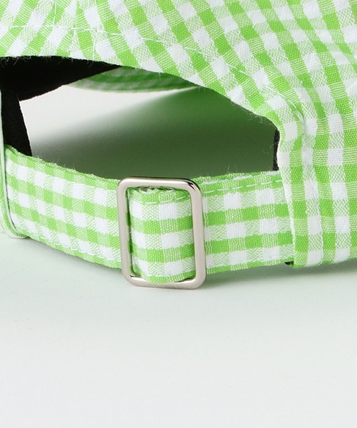 by LOVEiT（バイラビット）の「クマ耳ギンガムチェックキャップ（キャップ・キッズ・ブラック/グリーン/ラベンダー・M/L）」の13枚目の写真