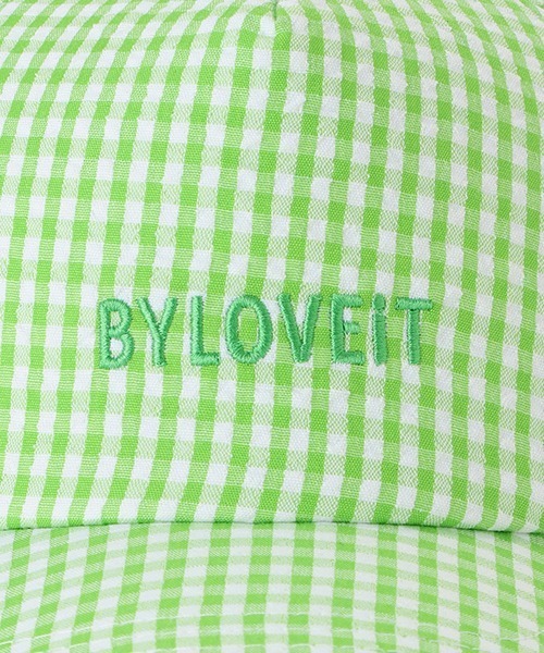 by LOVEiT（バイラビット）の「クマ耳ギンガムチェックキャップ（キャップ・キッズ・ブラック/グリーン/ラベンダー・M/L）」の15枚目の写真