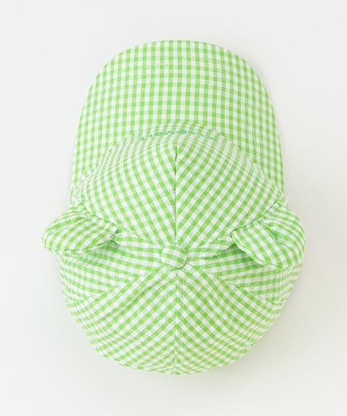 by LOVEiT（バイラビット）の「クマ耳ギンガムチェックキャップ（キャップ・キッズ・ブラック/グリーン/ラベンダー・M/L）」の17枚目の写真