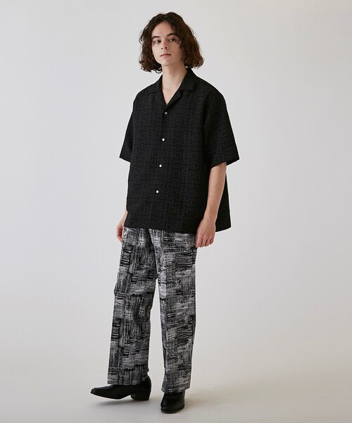 tk.TAKEO KIKUCHI(ティーケータケオキクチ)の「◆シャドウジャガードオープンカラーシャツ(シャツ/ブラウス・メンズ・オレンジ系その他5/ブラック系3/ダークグリーン系3・03/02)」の13枚目の写真