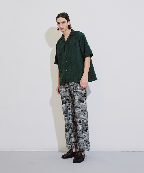 tk.TAKEO KIKUCHI(ティーケータケオキクチ)の「◆シャドウジャガードオープンカラーシャツ(シャツ/ブラウス・メンズ・オレンジ系その他5/ブラック系3/ダークグリーン系3・03/02)」の20枚目の写真