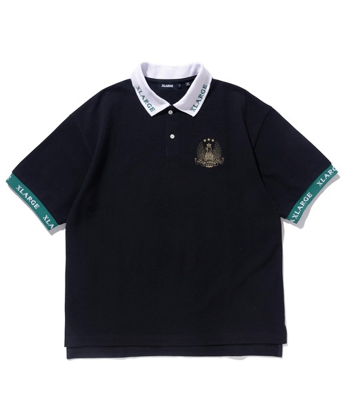 XLARGE(エクストララージ)の「JACQUARD LOGO POLO SHIRT(Tシャツ/カットソー・メンズ・ブラック/ホワイト/ネイビー・S/M/L/XL)」の2枚目の写真