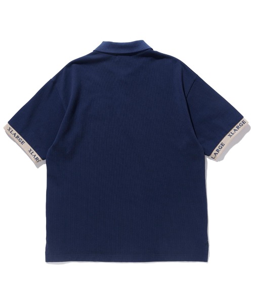 XLARGE(エクストララージ)の「JACQUARD LOGO POLO SHIRT(Tシャツ/カットソー・メンズ・ブラック/ホワイト/ネイビー・S/M/L/XL)」の4枚目の写真
