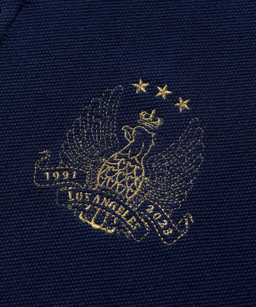 XLARGE(エクストララージ)の「JACQUARD LOGO POLO SHIRT(Tシャツ/カットソー・メンズ・ブラック/ホワイト/ネイビー・S/M/L/XL)」の8枚目の写真