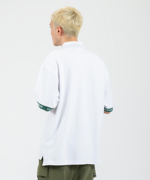 XLARGE(エクストララージ)の「JACQUARD LOGO POLO SHIRT(Tシャツ/カットソー・メンズ・ブラック/ホワイト/ネイビー・S/M/L/XL)」の10枚目の写真