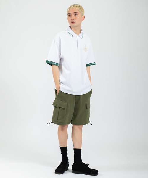 XLARGE(エクストララージ)の「JACQUARD LOGO POLO SHIRT(Tシャツ/カットソー・メンズ・ブラック/ホワイト/ネイビー・S/M/L/XL)」の11枚目の写真