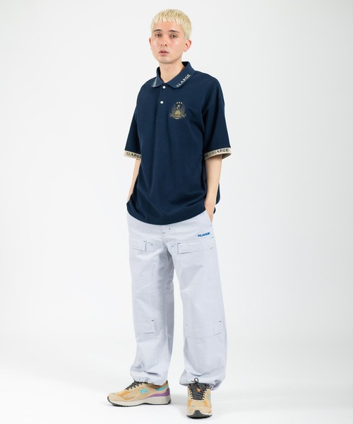 XLARGE(エクストララージ)の「JACQUARD LOGO POLO SHIRT(Tシャツ/カットソー・メンズ・ブラック/ホワイト/ネイビー・S/M/L/XL)」の15枚目の写真