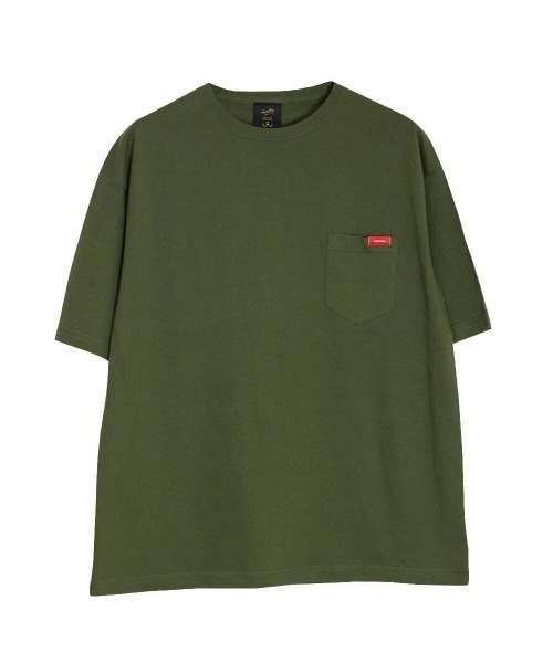 Leyline(レイライン)の「【Leyline】ビッグシルエットポケットTシャツ/bs pocket tee(Tシャツ/カットソー・メンズ・ブラック/ホワイト/グリーン/ベージュ・MEDIUM/LARGE/X-LARGE)」の15枚目の写真