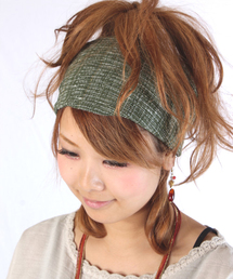 チャイハネ | 【チャイハネ】サワティヘアバンド（ユニセックス）(ヘアバンド)