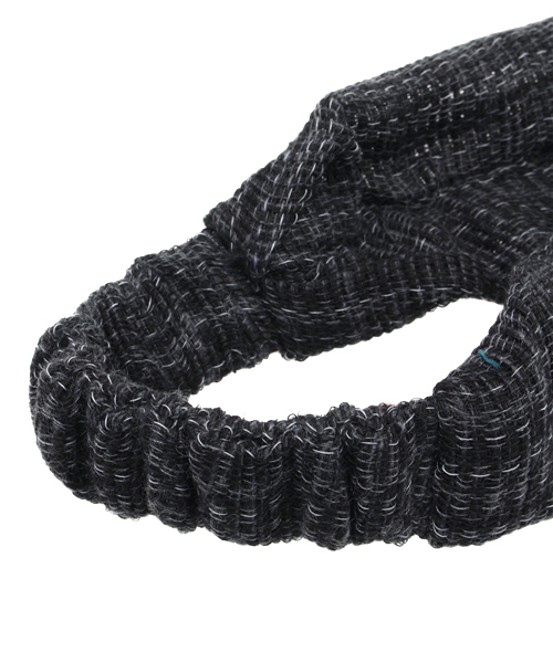 チャイハネ（チャイハネ）の「【チャイハネ】サワティヘアバンド（ユニセックス）（ヘアバンド・レディース・ブラック/カーキ/ターコイズブルー/ホワイト・FREE）」の6枚目の写真