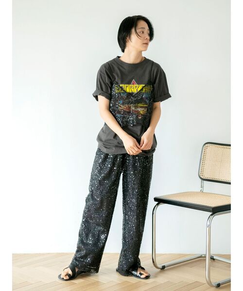 Ungrid（アングリッド）の「SCORPIONSロゴTee（Tシャツ/カットソー・レディース・チャコールグレー・FREE）」の6枚目の写真