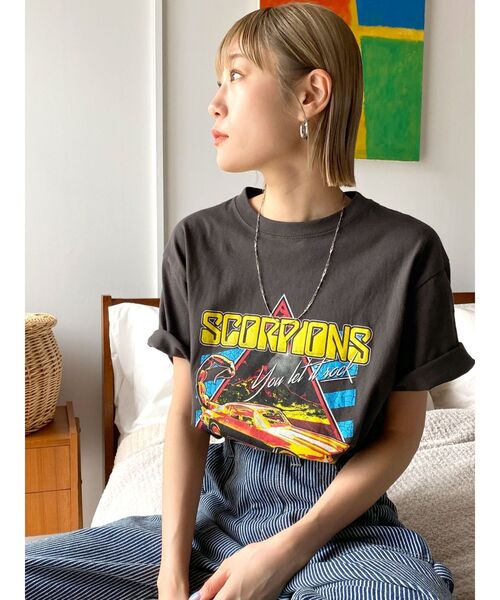 Ungrid（アングリッド）の「SCORPIONSロゴTee（Tシャツ/カットソー・レディース・チャコールグレー・FREE）」の8枚目の写真