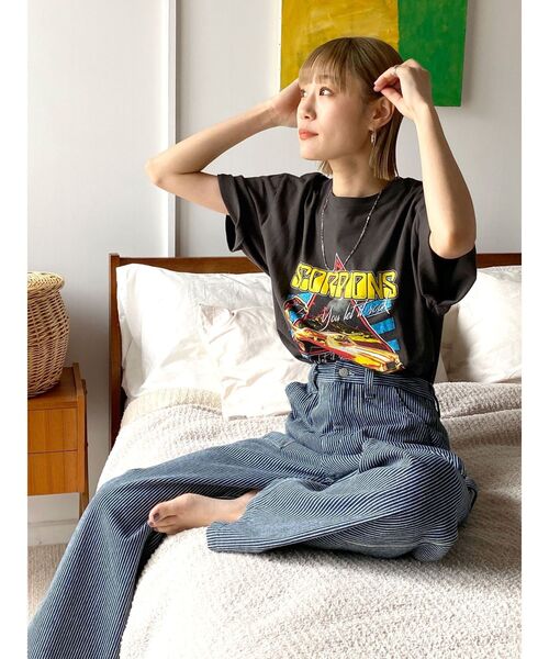 Ungrid（アングリッド）の「SCORPIONSロゴTee（Tシャツ/カットソー・レディース・チャコールグレー・FREE）」の9枚目の写真