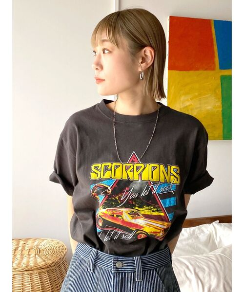 Ungrid（アングリッド）の「SCORPIONSロゴTee（Tシャツ/カットソー・レディース・チャコールグレー・FREE）」の10枚目の写真