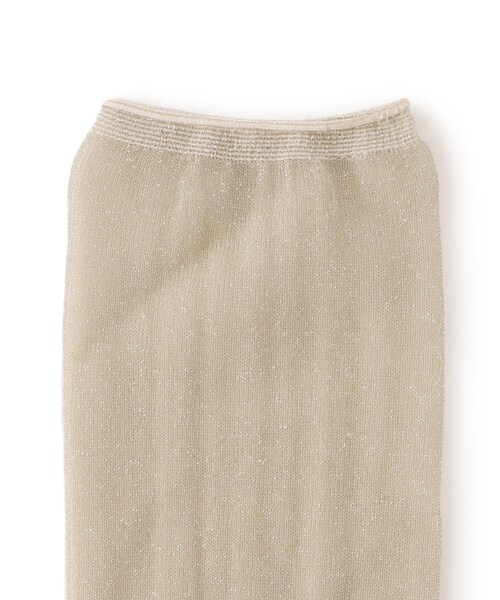 UNTITLED（アンタイトル）の「◆シアーラメソックス（ソックス/靴下・レディース・ライトベージュ/ブラック/ブロンズ・99）」の7枚目の写真